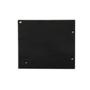 Endkappe Alu EC127 für Curtain10 ONE mit VISOR, 1 Paar (links & rechts), weiß