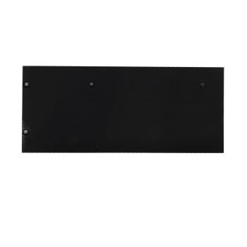 Endkappe Alu EC129 für Curtain10 DOUBLE mit VISOR, 1 Paar (links & rechts), weiß