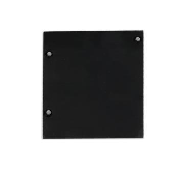 Endkappe Alu EC133 für Curtain10 ONE FLAT mit VISOR, 1 Paar (links & rechts), weiß