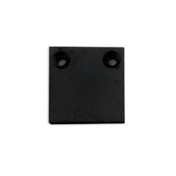Endkappe Alu EC132 für Curtain10 ONE FLAT, 2 Stück, weiß