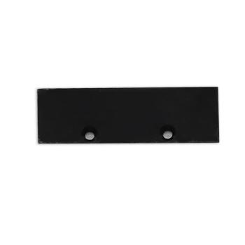 Endkappe Alu EC126 für Curtain10 ONE, 2 Stück, schwarz