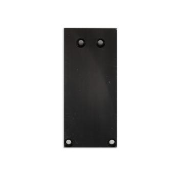 Endkappe Alu EC130 für Curtain10 ONE HIGH, 2 Stück, weiß