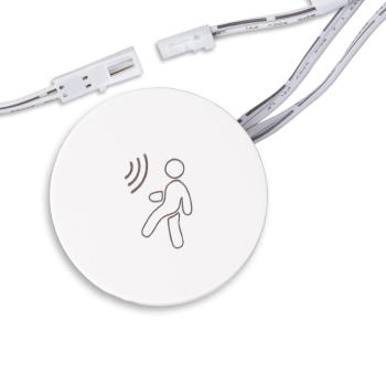 MiniAMP HF-Bewegungsmelder für versteckten Einbau, Detektion einstellbar 0.5-5m, 5-24V DC, 3A
