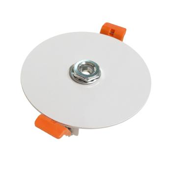 Preview: ISOLED Einbau-Deckenbaldachin rund, 85 mm, weiß – weitere Ansicht