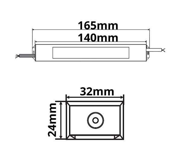LED Trafo 24V/DC, 0-30W, PowerSync, IP68