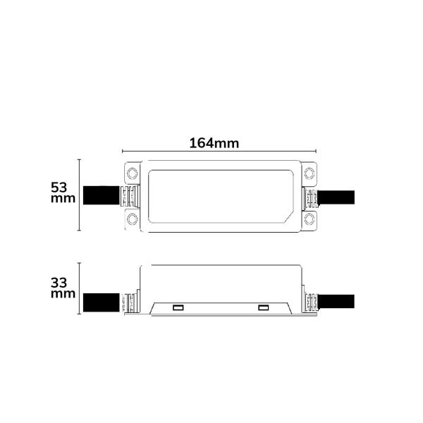 LED Trafo 24V/DC, 0-150W, IP66, Powersync
