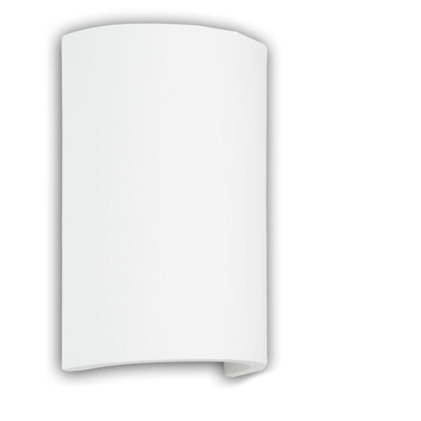 LED Gips-Wandleuchte Up&Down, 3W+3W, rund, warmweiß