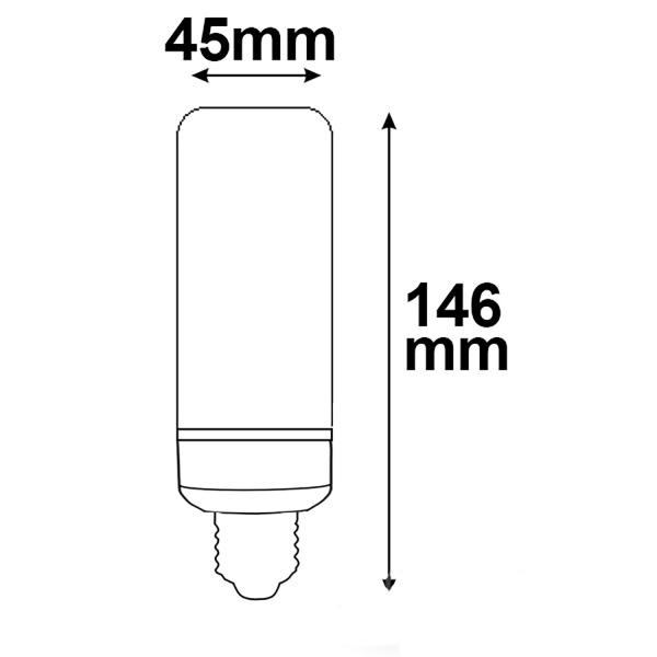 E27 LED Corn 11W, 360°, warmweiß