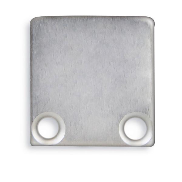 Endkappe EC3 Aluminium für Profil SURF12 FLAT in Verbindung mit TUNNEL, 2 STK, inkl. Schrauben