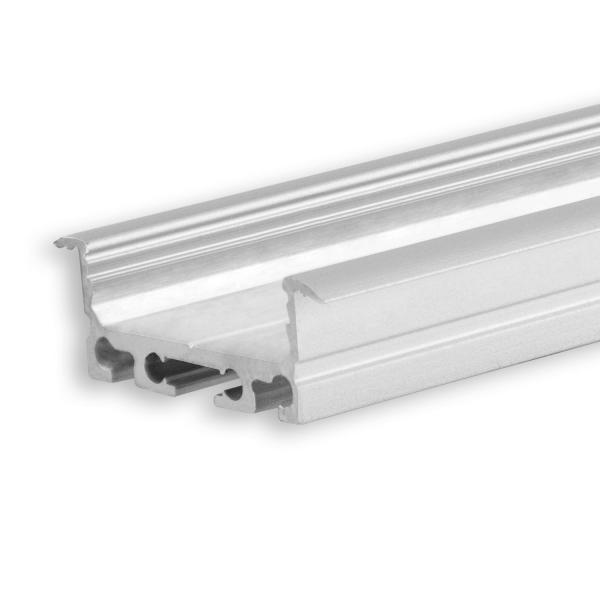 LED Einbauprofil DIVE20 FLAT V1 Aluminium eloxiert, 200cm