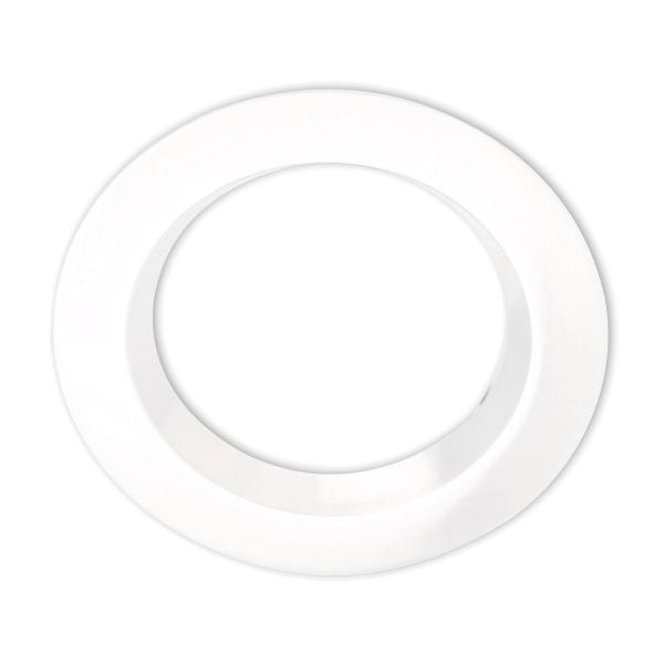 Cover Aluminium rund weiß rückversetzt für Sys-90