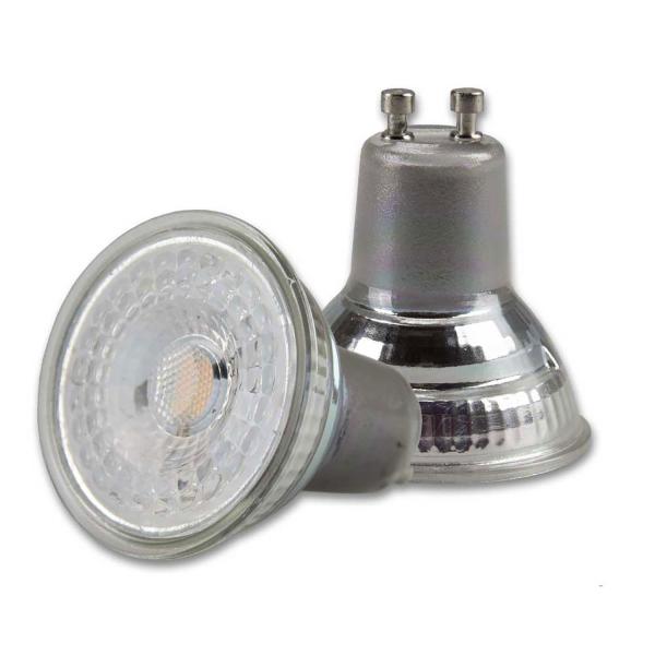 GU10 LED Strahler SUNSET 5,5W, 60°, 2200-3000K, CRI90, Dimm-to-warm