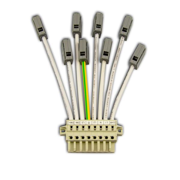 FastFix LED Linearsystem Einspeiseadapter 8-polig, 15A