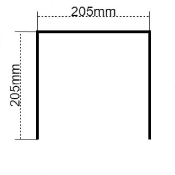 Montagebügel für LED Hallenleuchte MS 150W