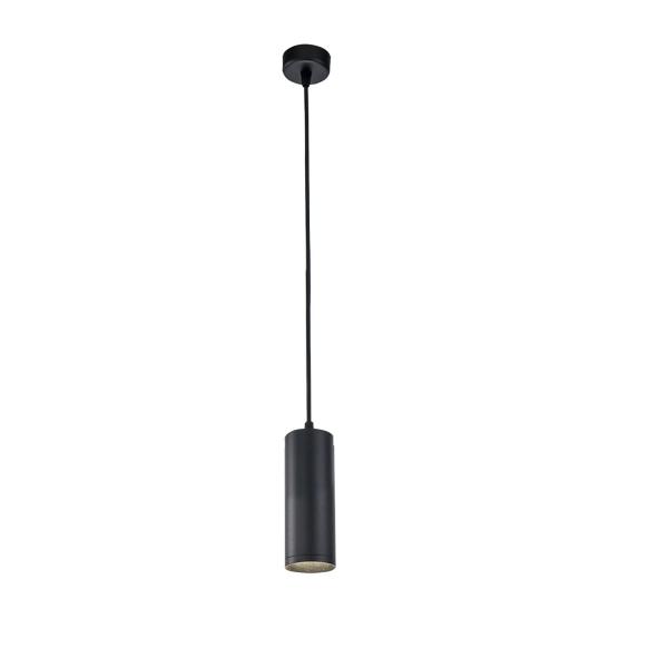 Pendelleuchte 130 GU10, rund, schwarz, exkl. Leuchtmittel
