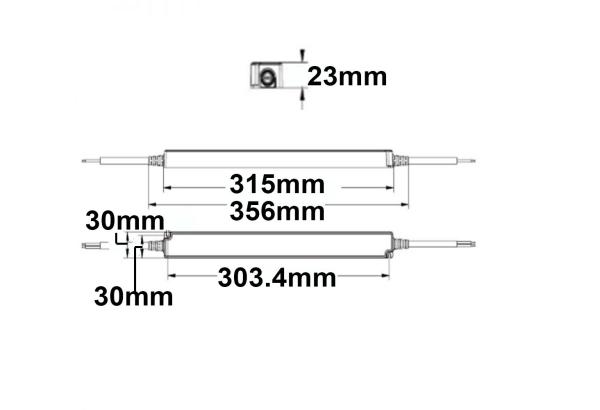 LED Trafo 24V/DC, 0-150W, IP65, flach, ultraschmal