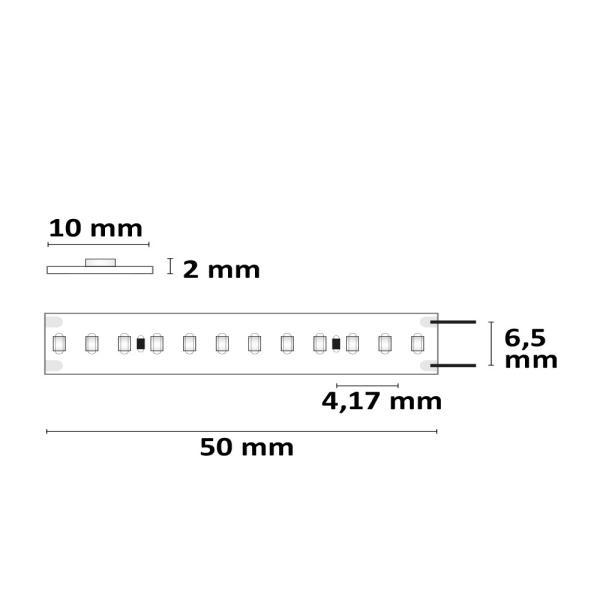 LED CRI930 Linear 48V Flexband, 8W, IP20, 3000K, 30m Rolle, 240 LED/m