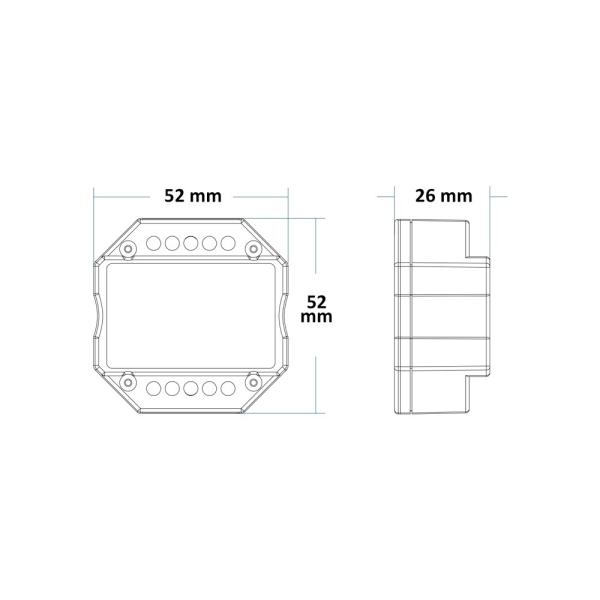 Sys-Pro Push/Funk Mesh-Switch Ein/Aus 100-240V, 720W