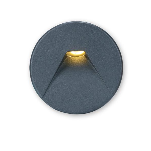 Cover Aluminium rund 2 schwarz für Sys-Wall68