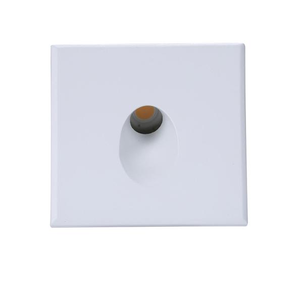 Cover Aluminium eckig 1 weiß für Sys-Wall68