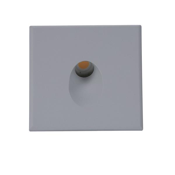 Cover Aluminium eckig 1 silbergrau für Sys-Wall68