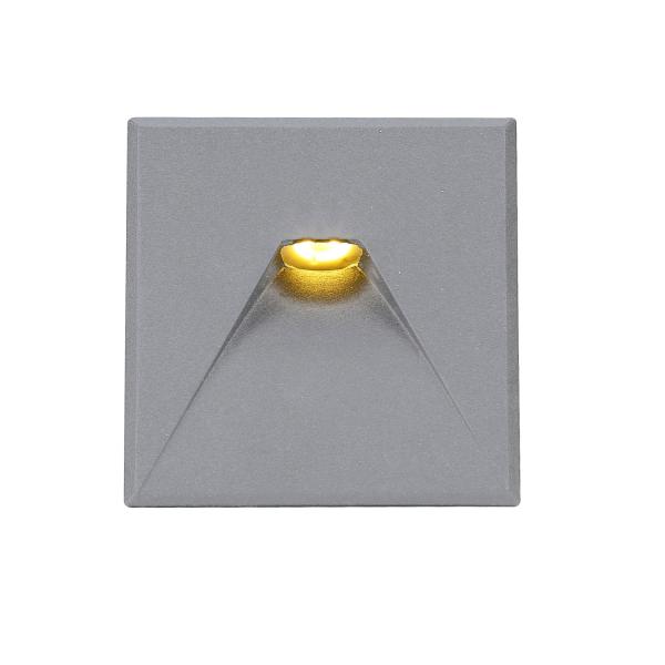 Cover Aluminium eckig 2 silbergrau für Sys-Wall68