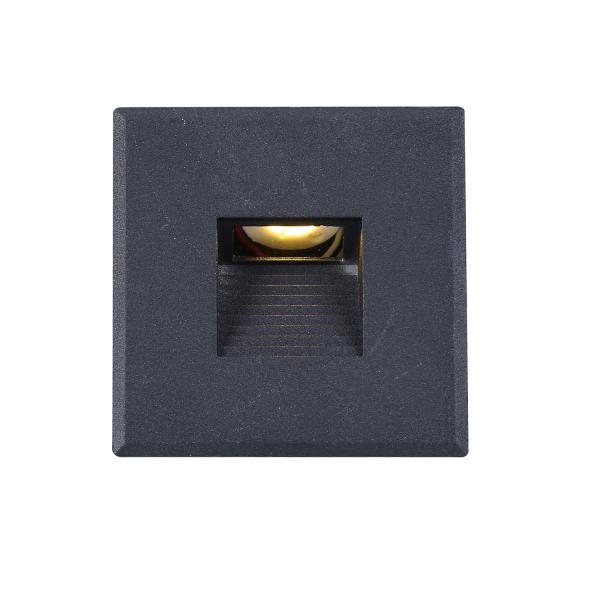 Cover Aluminium eckig 3 schwarz für Sys-Wall68