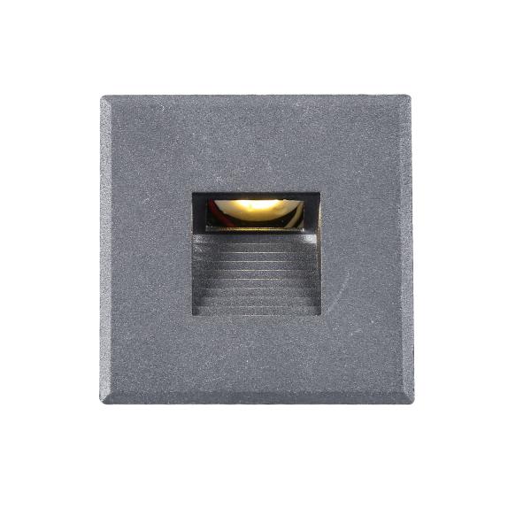 Cover Aluminium eckig 3 silbergrau für Sys-Wall68