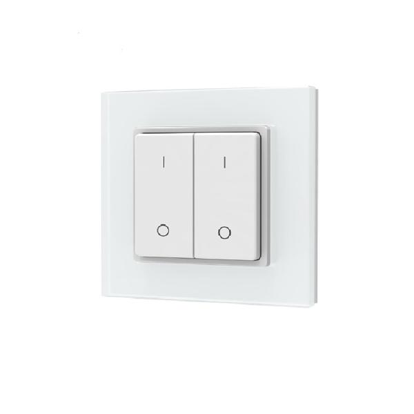 Sys-Pro Single Color 2 Zonen Aufputz-Tast-Fernbedienung mit Batterie