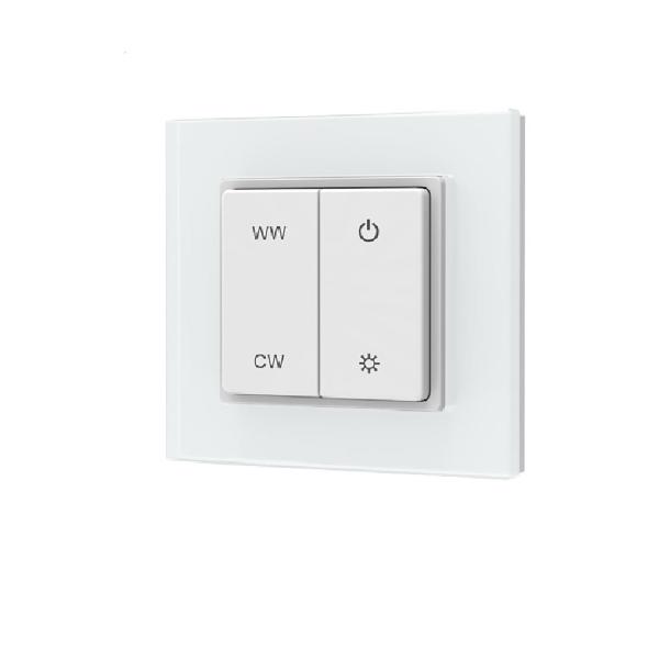 Sys-Pro weißdynamische 1 Zone Aufputz-Tast-Fernbedienung mit Batterie