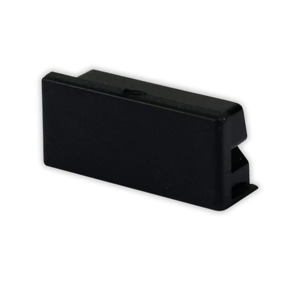 Endkappe EC75B schwarz für Profil PURE14 S, 1 STK