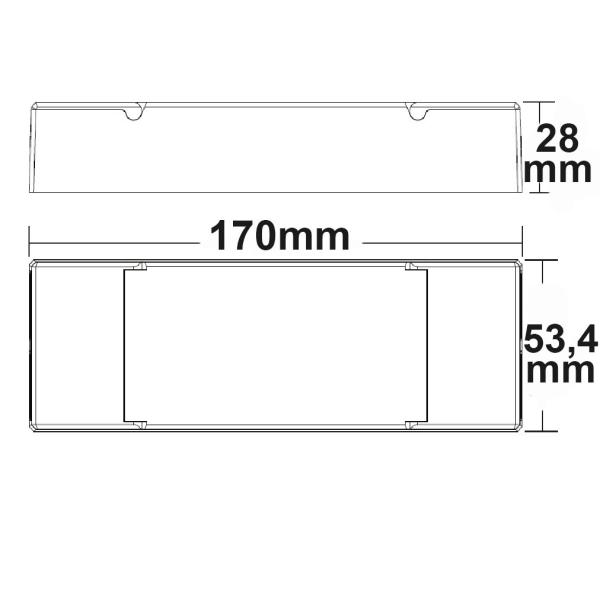 DALI DT8 1 Adresse Universal Push-Dim PWM-Dimmer, 4 Kanal, 12-36V 4x5A, 48V 4x3A