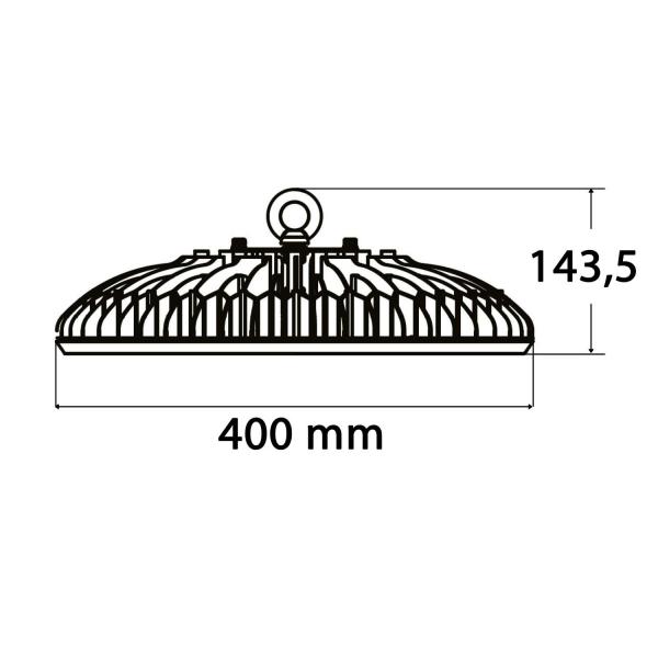 LED Hallenleuchte TOQ 85°C, 120W, 4000K, IP65