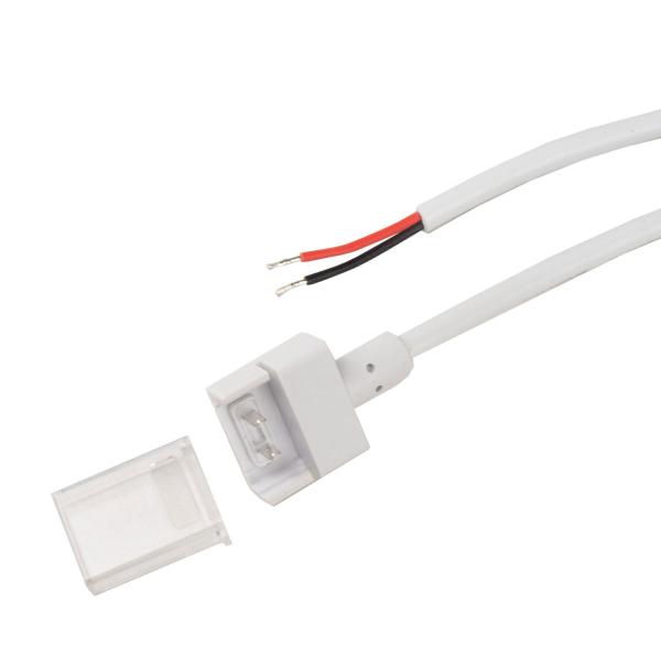 Kontakt-Kabelanschluss 200cm O1-212 für 2-pol. IP68 Flexstripes mit Breite 12mm und Pitch >8mm