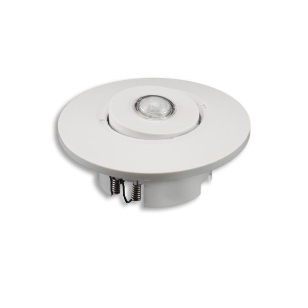 DALI-2 Master PIR Einbau-Präsenzsensor, weiß, Erfassungsbereich 3m, Versorgung via DALI-Bus Spannung