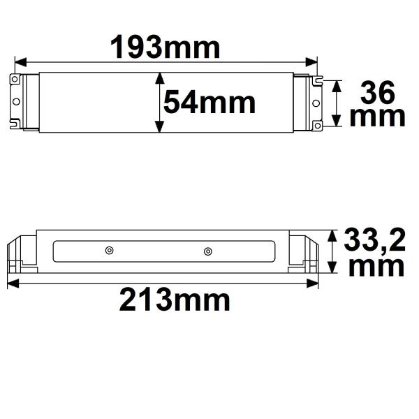 LED PWM-Trafo 24V/DC, 0-75W, IP20, Push/DALI-2 dimmbar, SELV