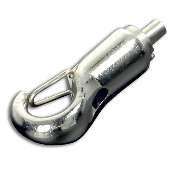 Haken mit Rutschklemme für Stahlseil 1,2-1,5mm