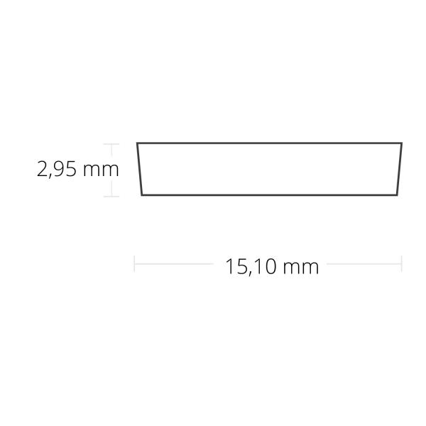 Abdeckung COVER57 opal 200cm für GROUND-IN10, begehbar