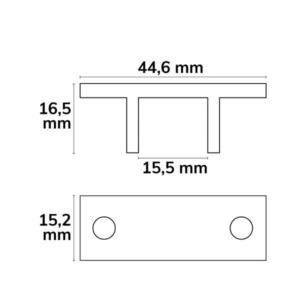 Montageklammer Z41 weiß für SURF12
