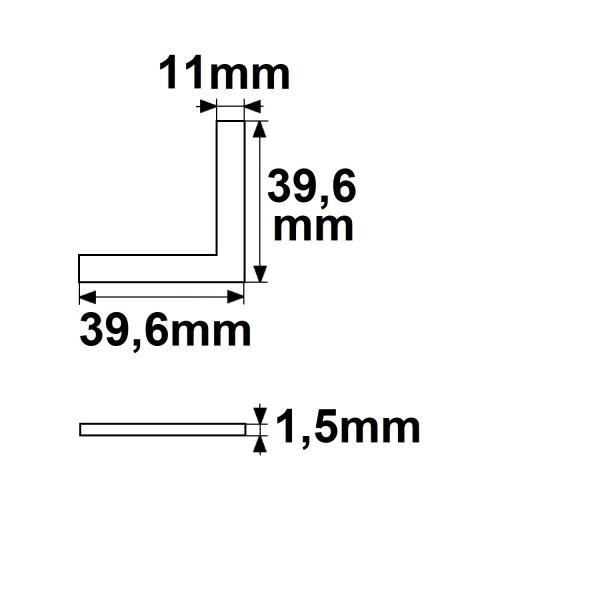 Eckverbinder für Profil DIVE20/SURF20 90°, 4er Set