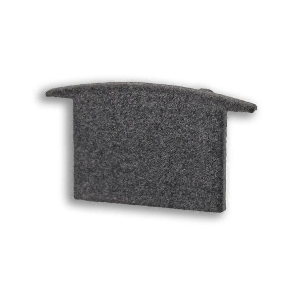 Endkappe EC227 für Profil MAXI-EB V2, grau, gerade, 1 STK