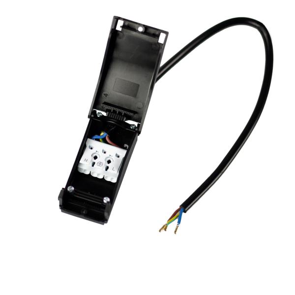 Anschlussbox 2x3-polig, 0,5-2,5mm², max. 450V/16A zur Durchverkabelung, mit 30cm Anschlussleitung