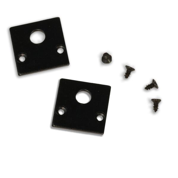Track48 Endkappe für Aufbauschiene flat, schwarz, 2 Stück