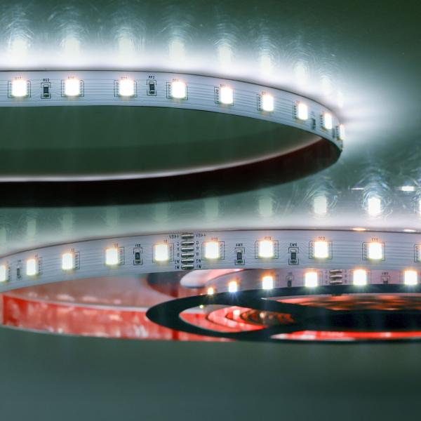LED SIL RGB+WW+KW CCT Flexband, 48V DC, 17W, IP20, 5in1 Chip, 10m Rolle, 60 LED/m