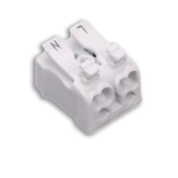 Anschlussklemme 2x2-polig, 0,5-2,5mm², max. 450V/16A