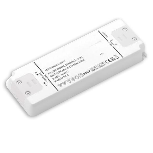 LED Trafo 48V/DC, 0-100W, SELV, ultraflach