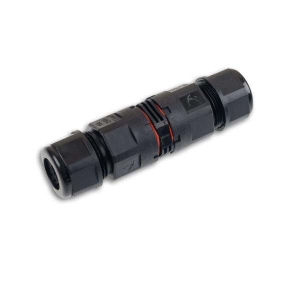 Kabelverbinder IP67, 3-polig 0.75-2.5mm² mit Federklemme, max. 250V 16A, Manteldm. 6.5-11mm