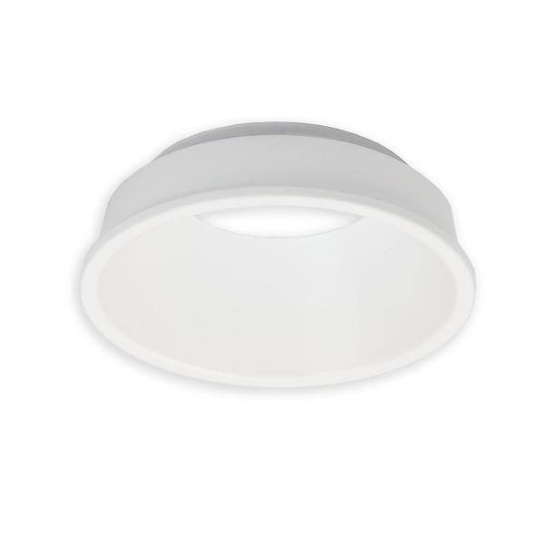 Cover für LED Spot und LED Modul SYS-GU10, weiß matt, rückversetzt, UGR<12