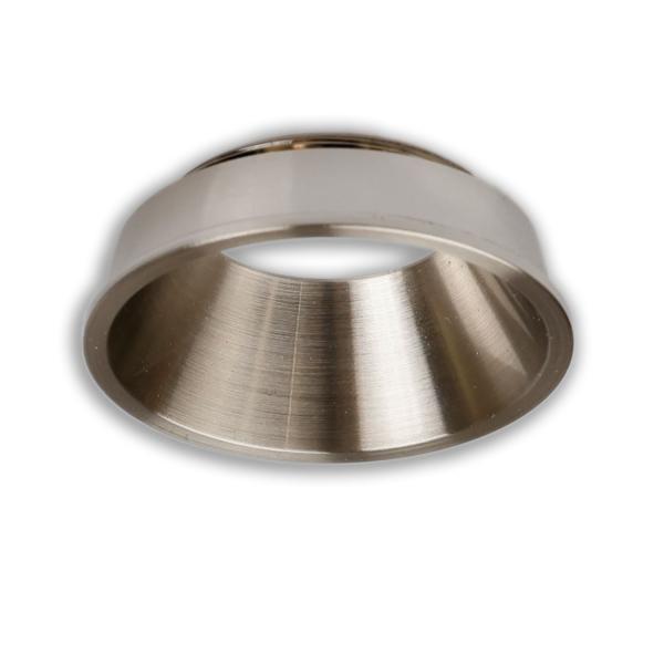 Cover für LED Spot und LED Modul SYS-GU10, nickel gebürstet, rückversetzt, UGR<12