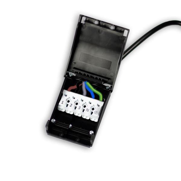 Anschlussbox 2x5-polig, 0,5-2,5mm², max. 450V/16A zur Durchverkabelung, mit 30cm Anschlussleitung